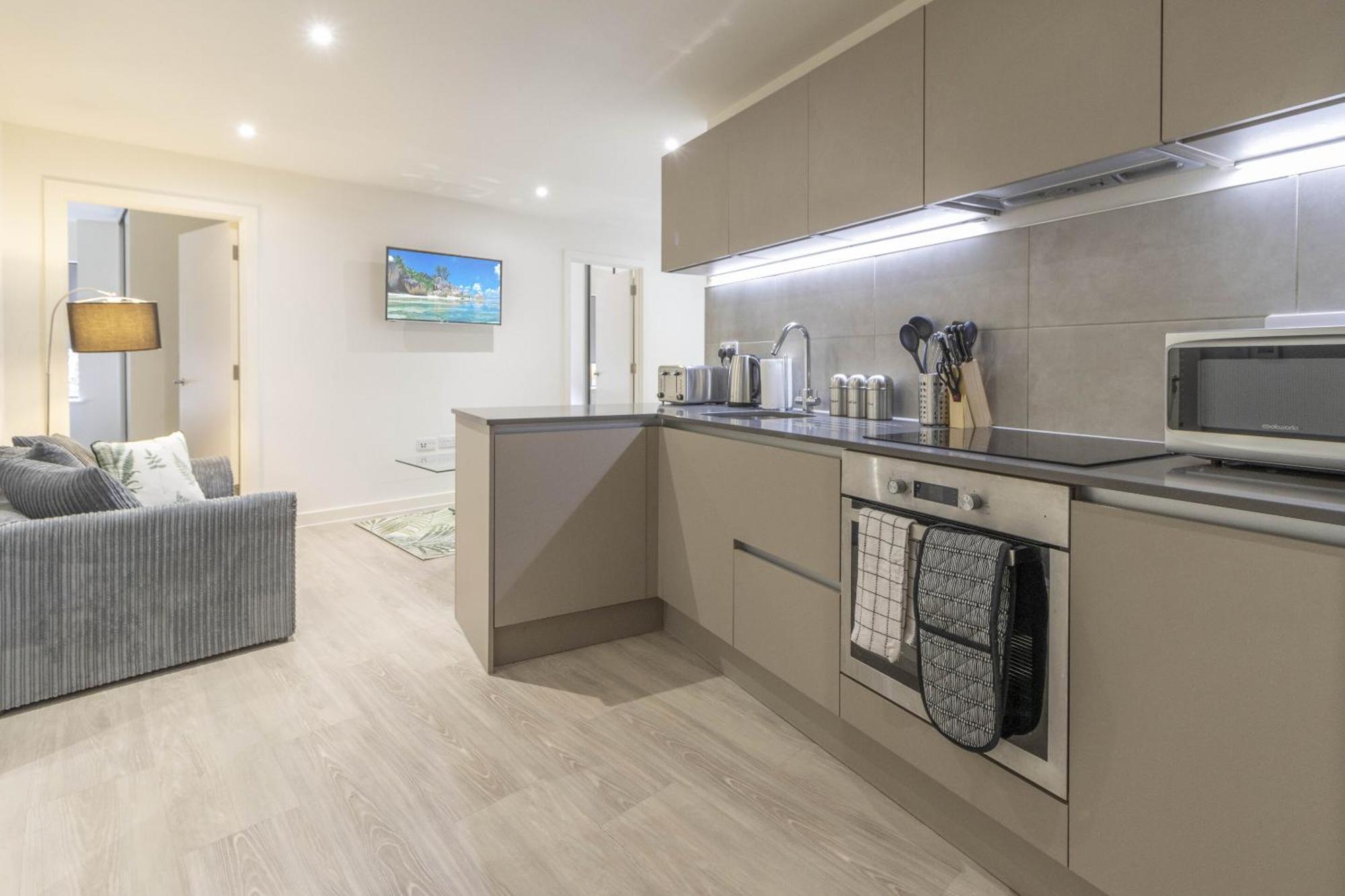 Appartement Linacre 11 - Modern 2 Bed Behind The Cathedral With Free Parking And Fast Wifi Exeter