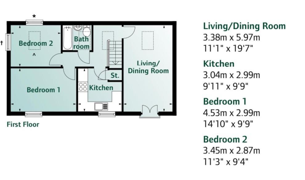 Entire Two Bed Coach House Super King Beds Turn Into Singles