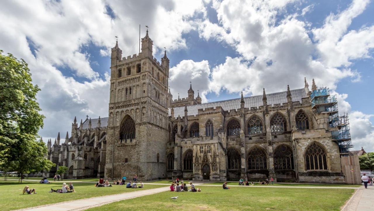 Cathedral Penthouse - Opulent, Elegant With Terrace Views Over Majestic Apartment Exeter