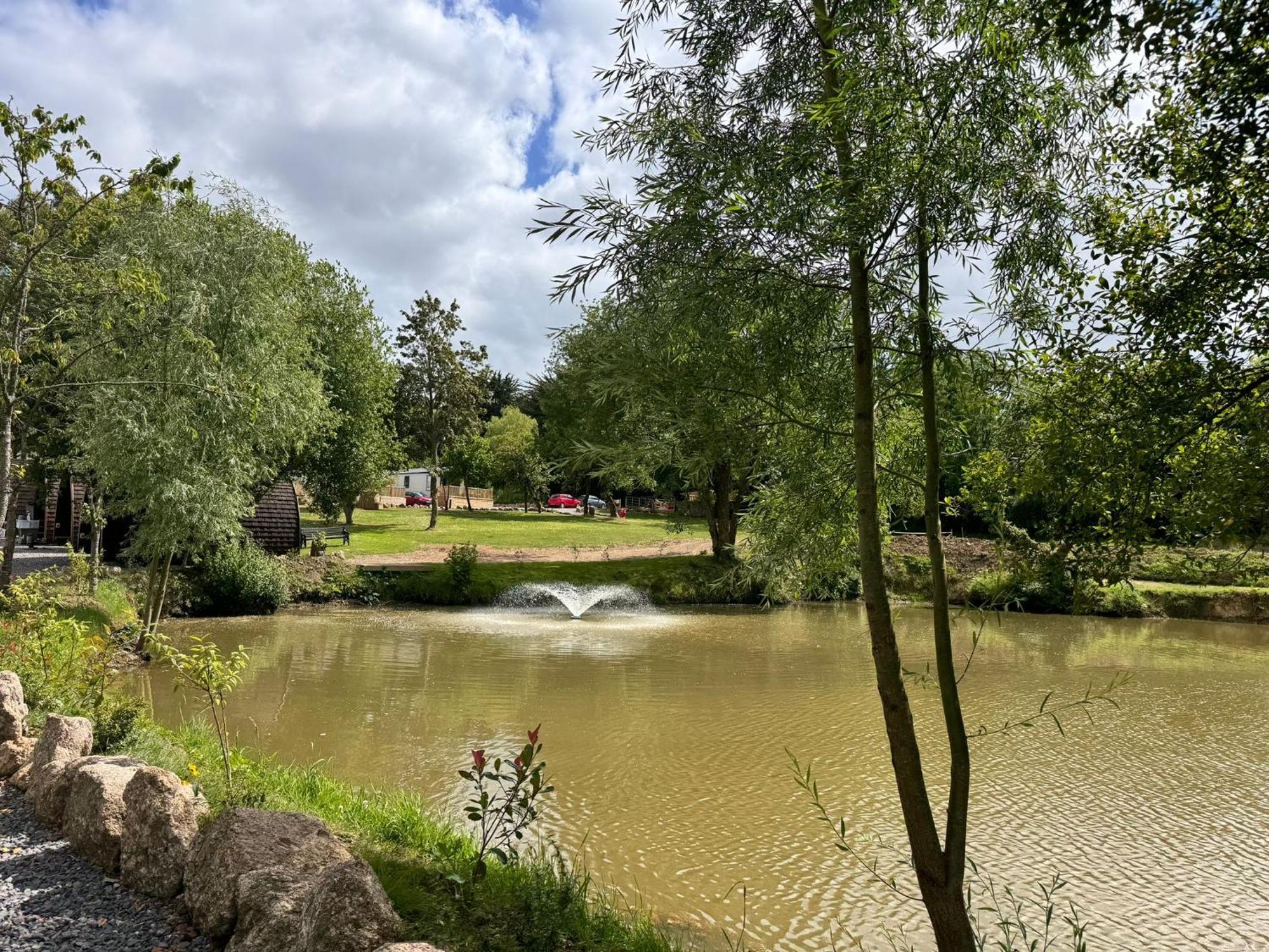 View - Fishing Lakes Chalet Exeter